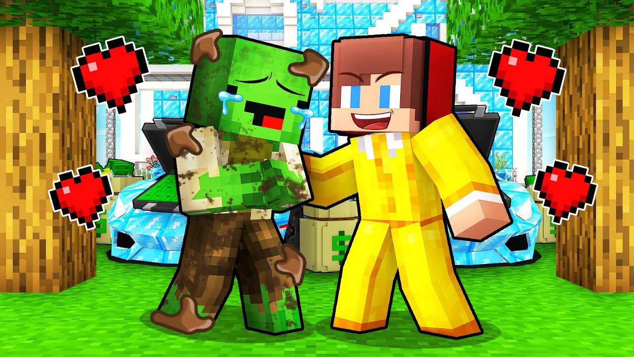 История «Запретной дружбы» Джей-Джея и Майки в Minecraft — Maizen