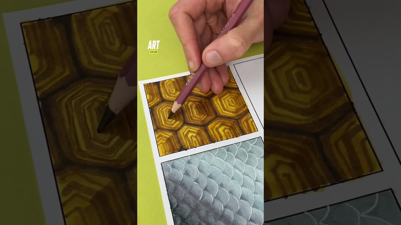 Рисуйте чешую и кожу с легкостью ✏️🐟 #урок #животное #кожа #рисунок #искусство #дляначинающих #дл...