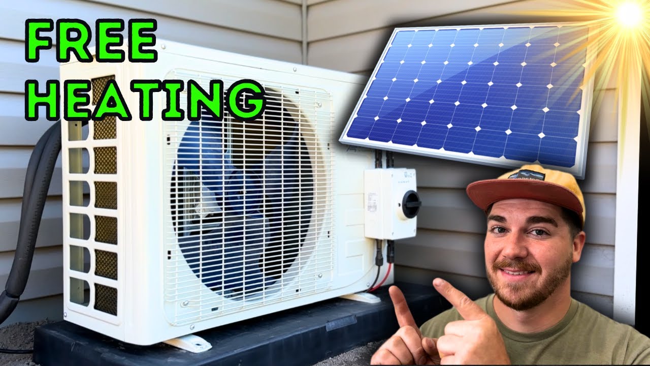 Heat Your Home For FREE With This New SOLAR Mini Split!