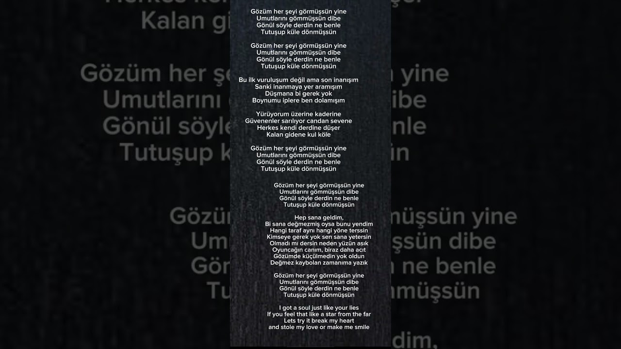Semicenk & Doğu Swag-Küle Dönmüşsün Karaoke