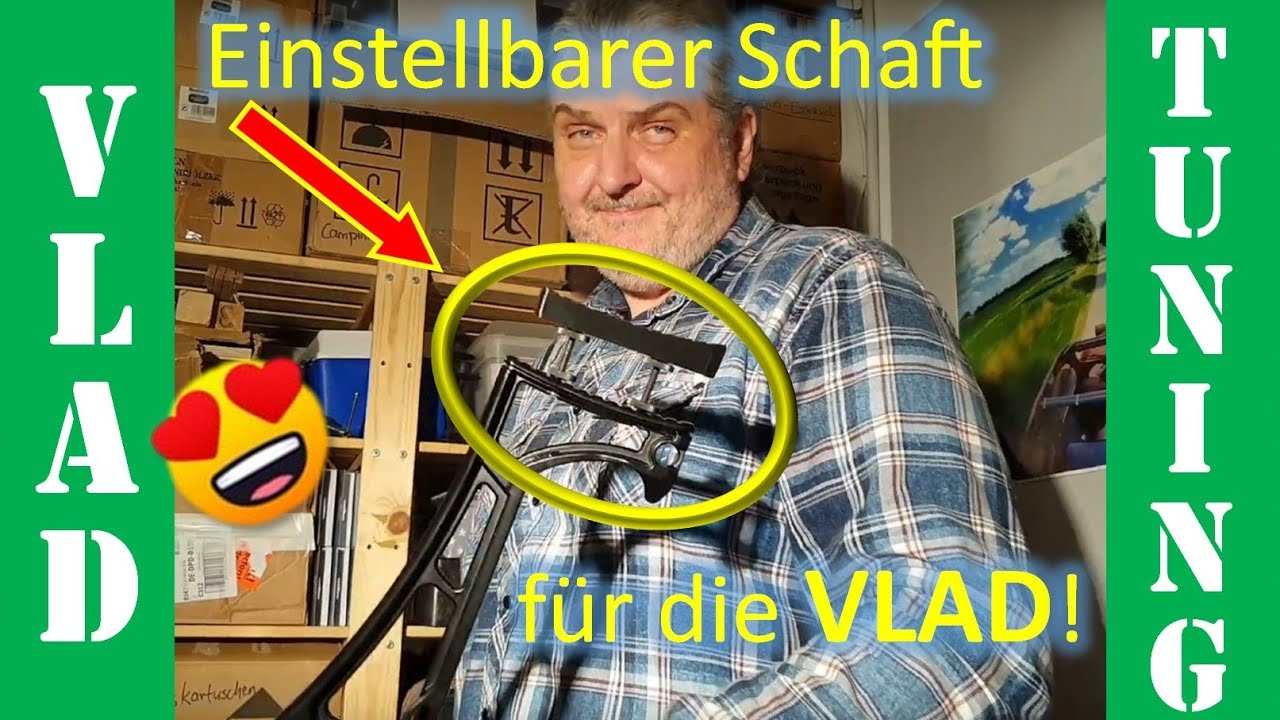 Hinterschaftverlängerung für die VLAD Armbrust, Vorstellung und Montage