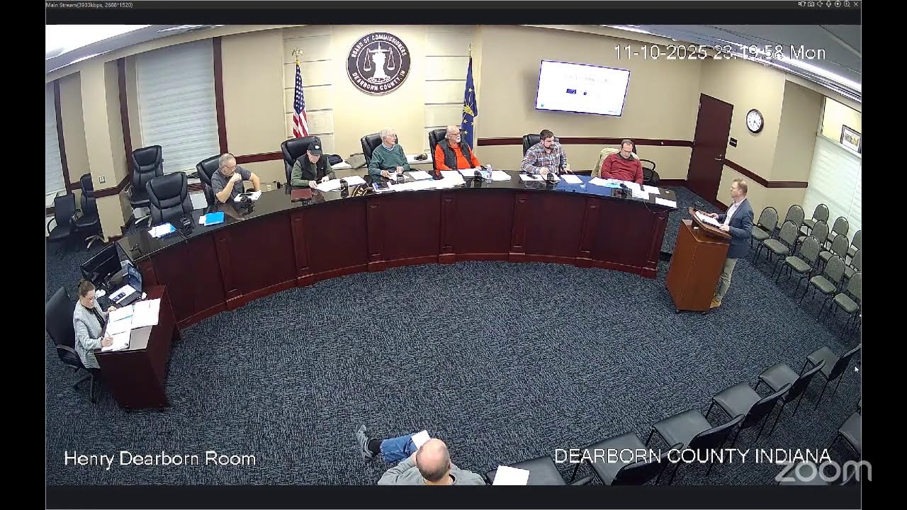 Dearborn County Redevelopment Meeting November 10, 2025
