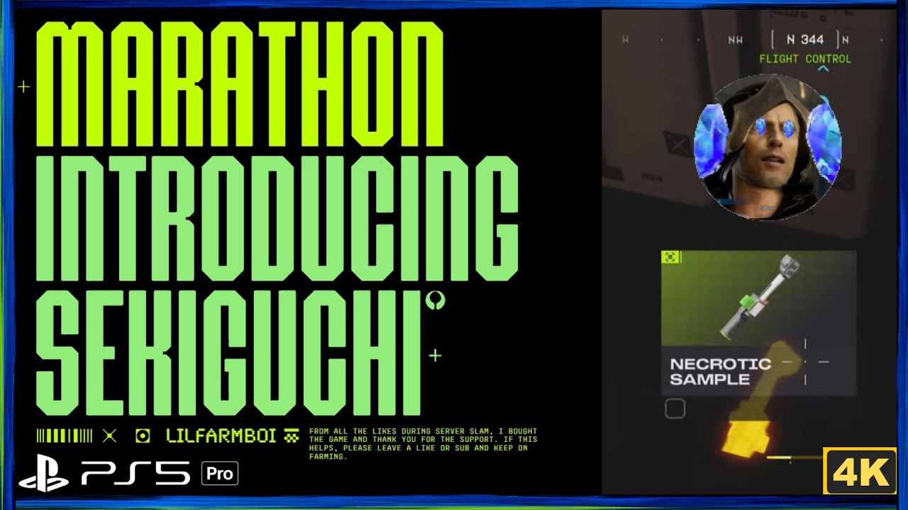 MARATHON - INTRODUCING SEKIGUCHI Inject the Necrotic Sample & Scan Your Shell Location Timestamped