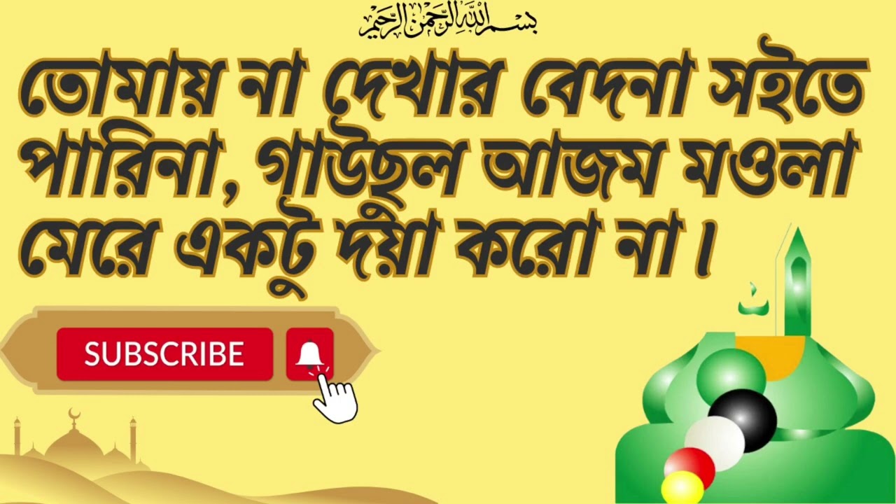 তোমায় না  দেখার বেদনা সইতে পারিনা /#islamicnaats #কাগতিয়া #darbar #sharif #banglagojol