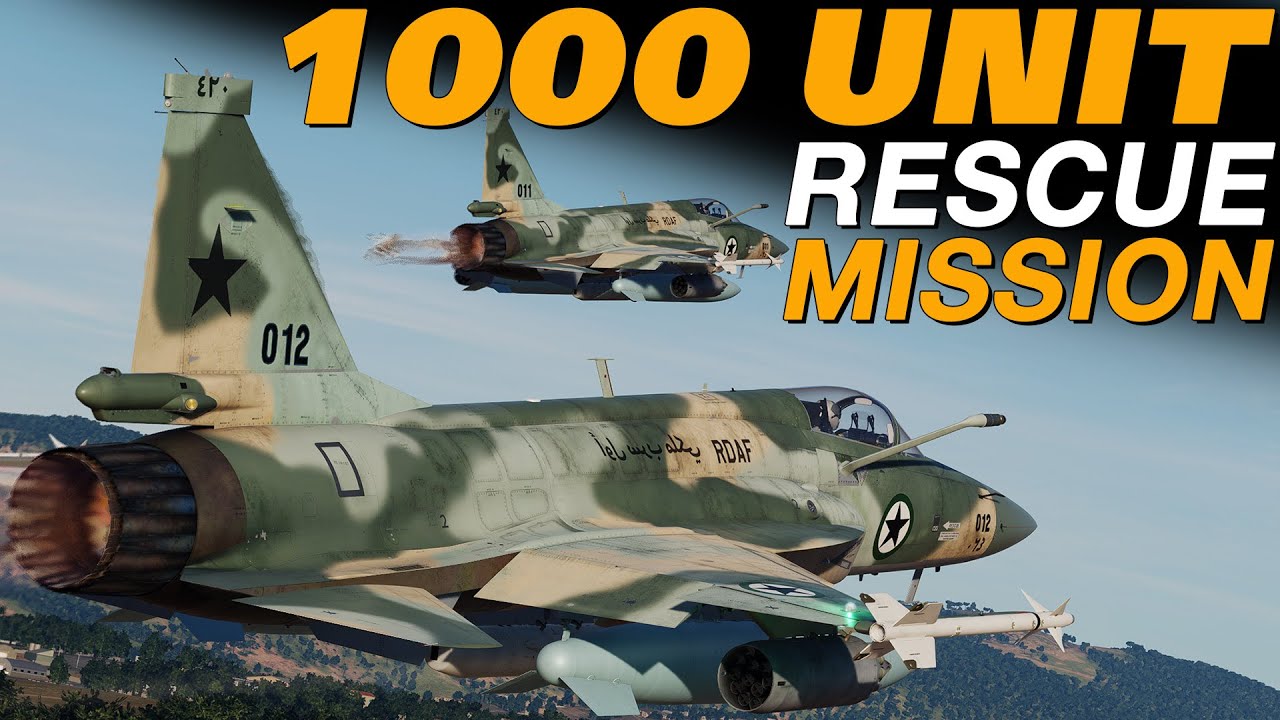 CRAZY 1000 UNIT MULTIPLAYER RESCUE MISSION in the JF-17 Thunder