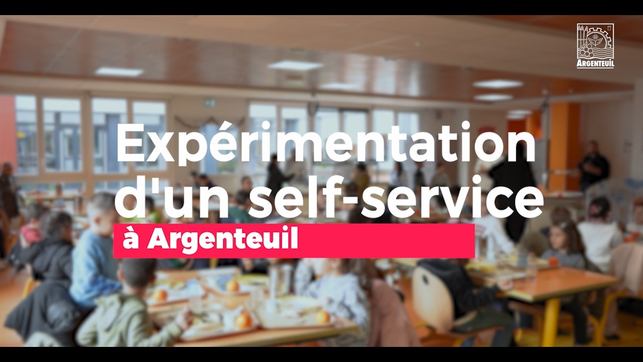 Le tout nouveau self-service de l'école Jean Jacques Rousseau