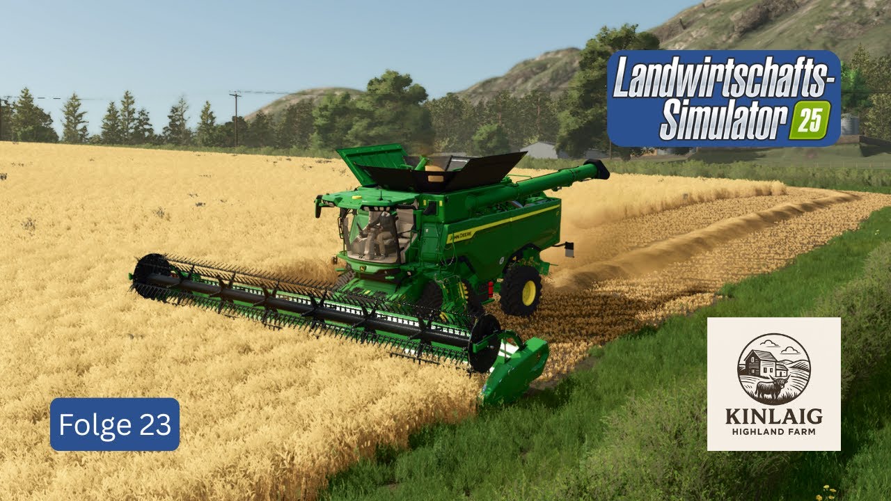 Wir kaufen den Drescher & gehen in die Weizen Ernte | Kinlaig | Highlands Fishing | LS25 F23 🚜