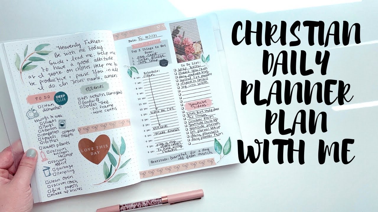 Daily Planner Plan with Me | Creative Faith & Co.