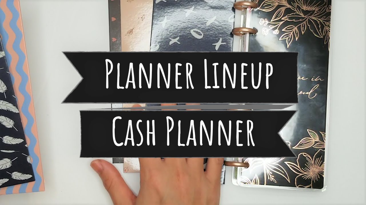 Planner Lineup 2020 | Cash Envelope Planner Setup in a Skinny Mini
