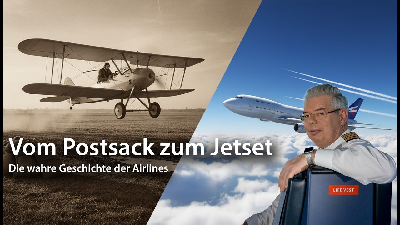 Vom Postsack zum Passagierjet: Die Geschichte der Verkehrsluftfahrt | 🔴 LIVE am 28.02.