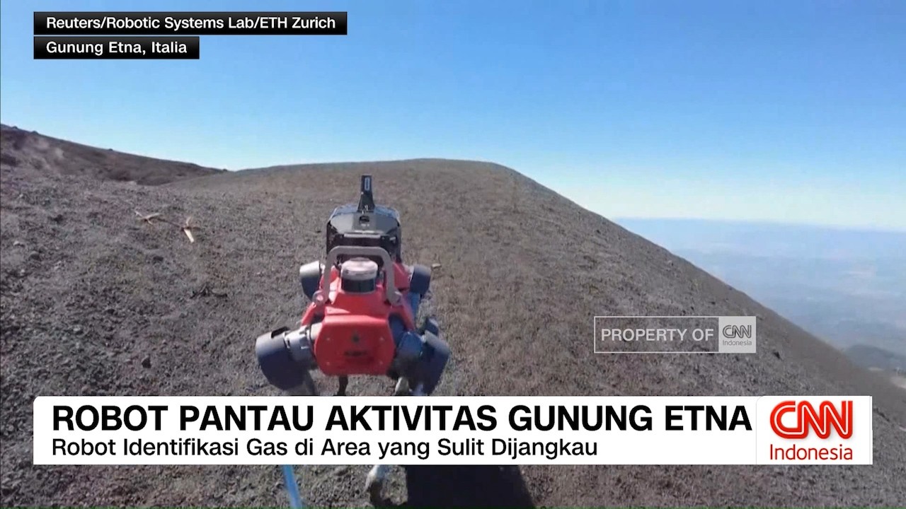 Robot Pantau Aktivitas Gunung Etna