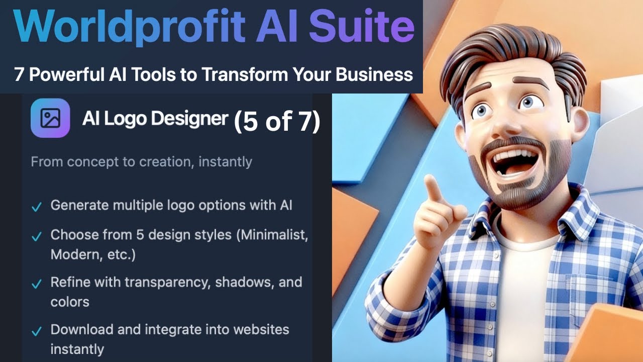 Brand Your Business FAST &mdash; Worldprofit AI Logo Designer Tutorial!
