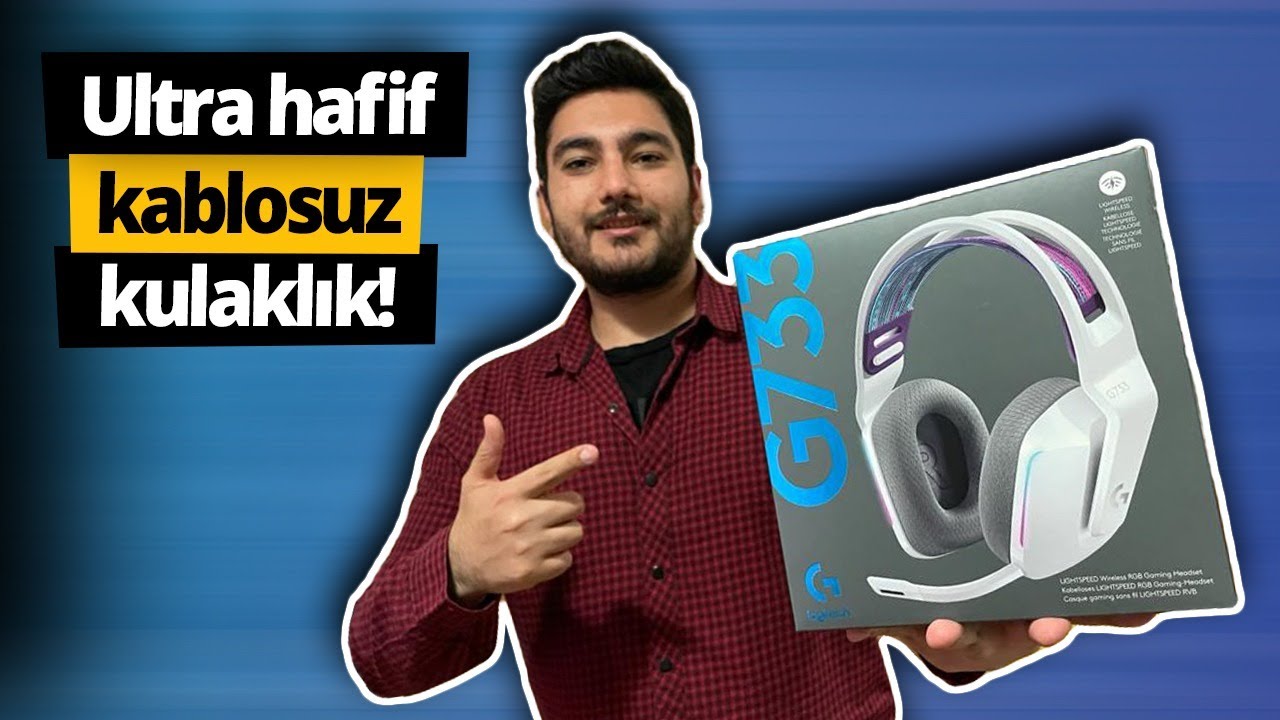 Ultra hafif kablosuz oyuncu kulaklığı Logitech G733 inceleme!