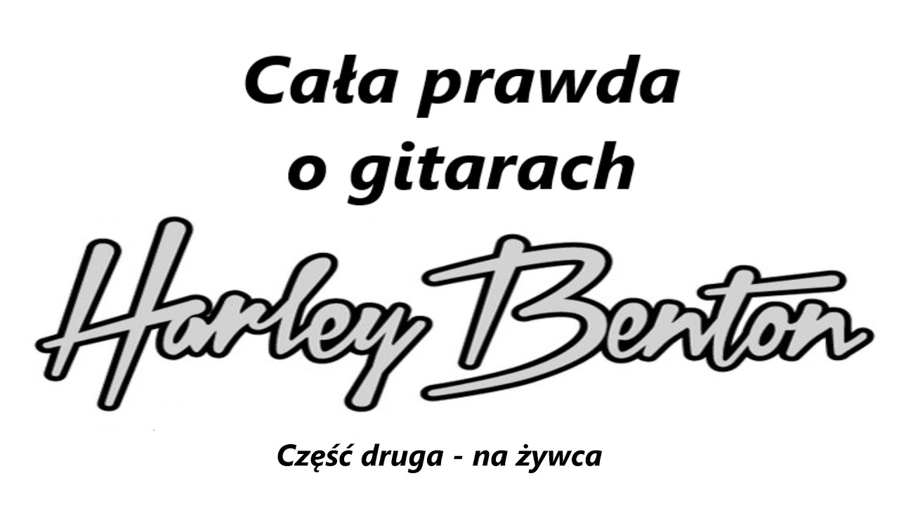Cała prawda o gitarach Harley Benton cz. 2 - gość specjalny Sławek z Gitaresko - FOGstream
