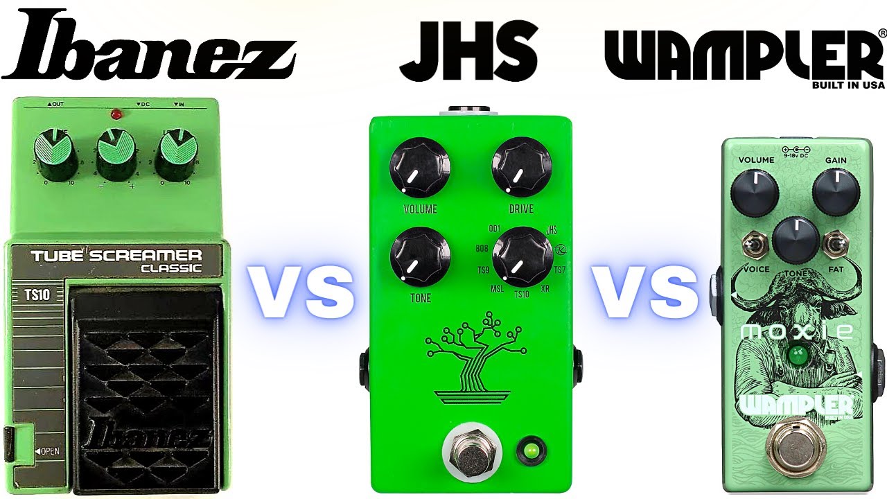 Ibanez TS10 vs JHS Bonsai vs Wampler Moxie | Best TS-10 Pedal?