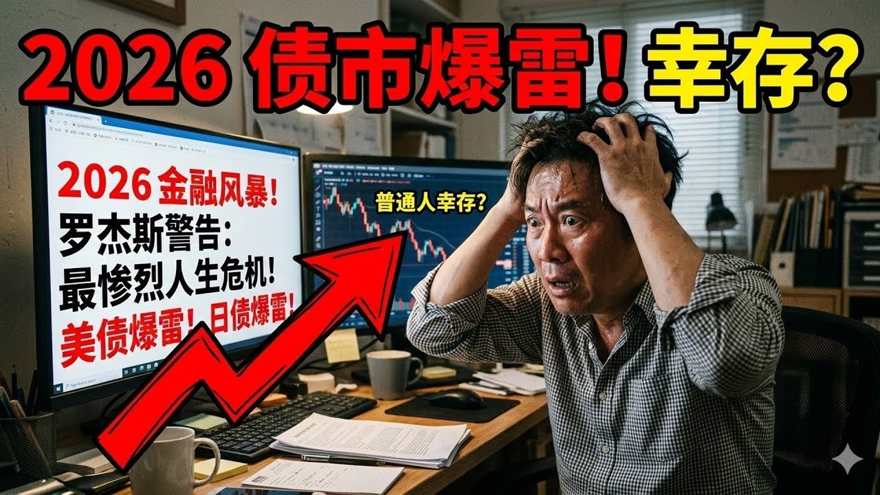 罗杰斯再度警告：2026将迎来人生中最惨烈的金融风暴！美日债市双重爆雷，普通人如何躲过这场“灭顶之灾”？#金融风暴 #罗杰斯 #美日债市 #2026 #投资 #避险 #经济危机