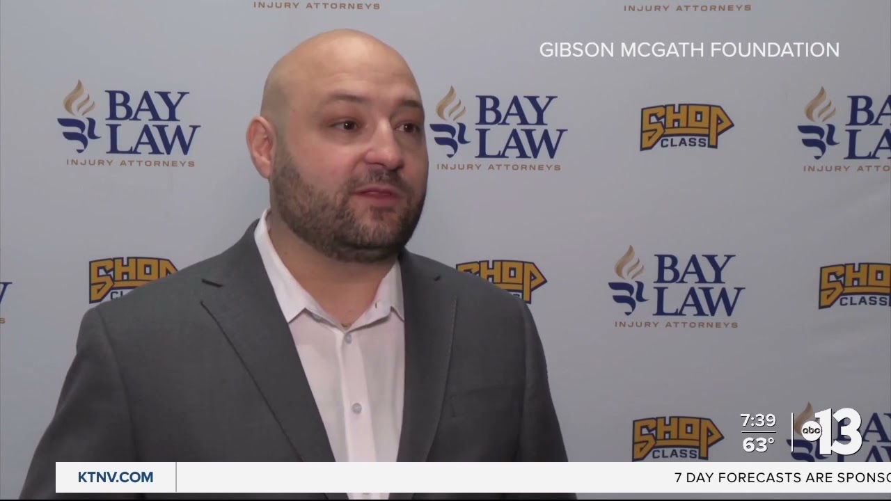 BAY LAW INJURY ATTORNEYS (BAY LAW SHOP CLASS) ASSISTING VETERANS IN NEED CH 13 NEWS KTNV