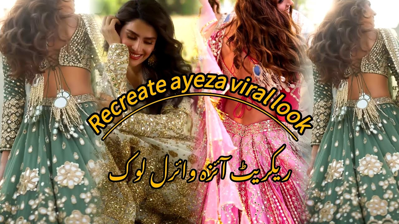 Recreate ayezas viral look 🩷abhinav mishra ❣️