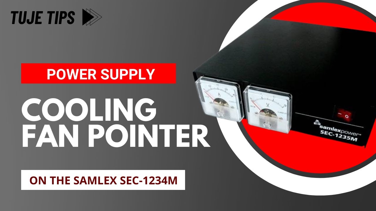 Samlex SEC-1235M Power Supply Cooling Fan Pointer