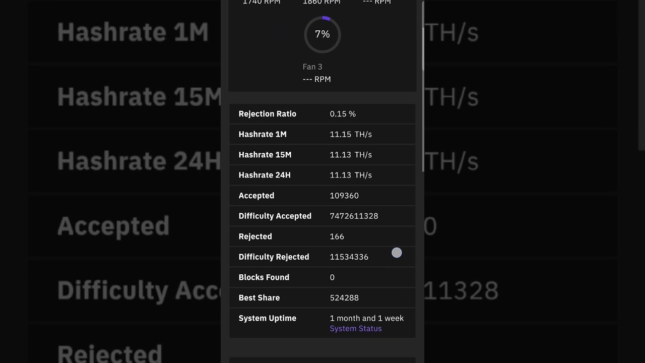 Bitcoin Miner User Interface (Braiins OS+ on S9i) #antminer #btc#bitcoin #bitcoinmining  #mining