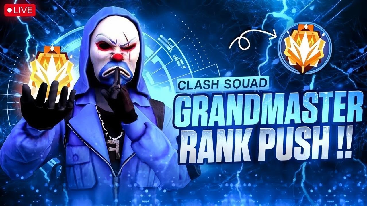 GRANDMASTER RANK PUSH WITH TX SOUL GOD | CLASH SQUAD LIVE | FREE FIRE