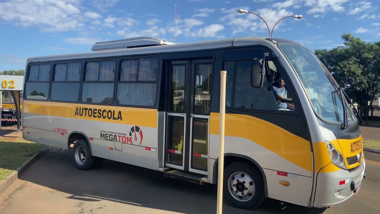 Baliza no ônibus categoria D