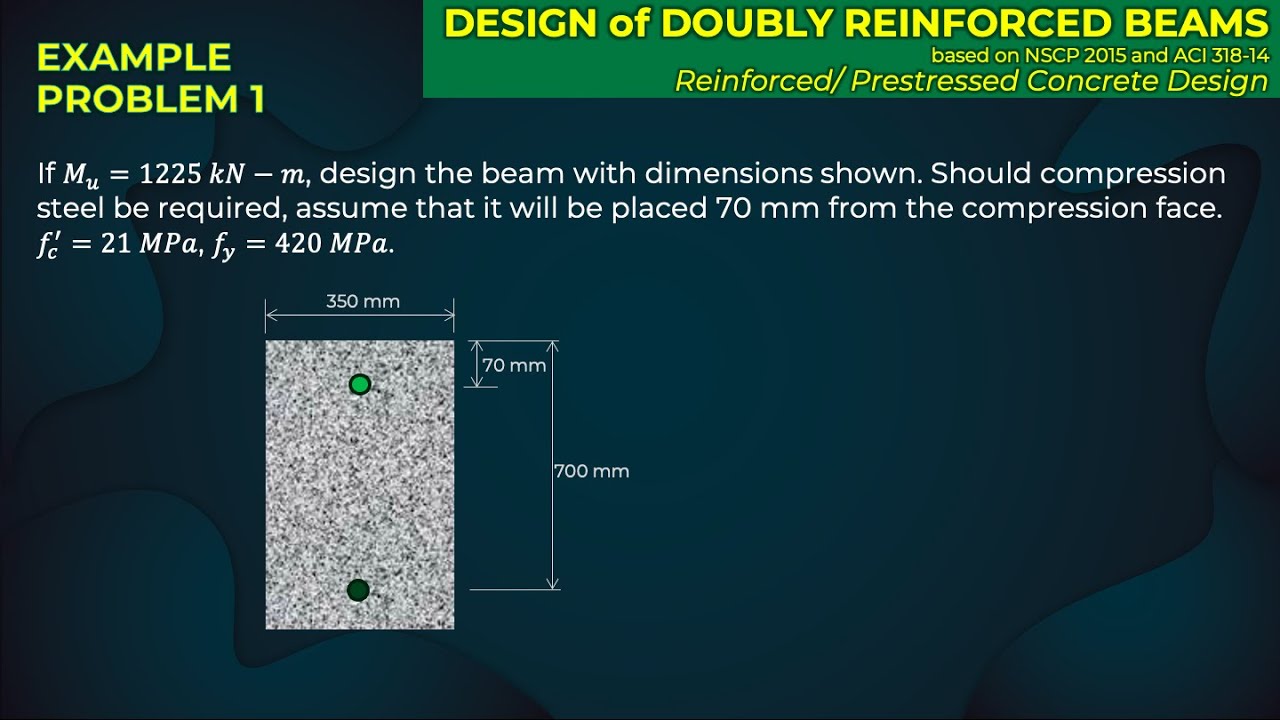 (2/2) DESIGN OF DOUBLY REINFORCED BEAMS based on NSCP 2015 and ACI 318-14|Reinforced Concrete Design