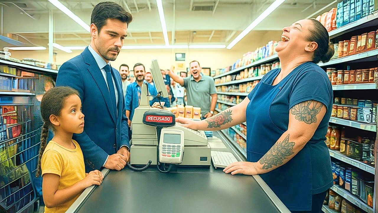 O CARTÃO DO MILIONÁRIO FOI RECUSADO... ENTÃO UMA GAROTINHA FEZ O IMPENSÁVEL