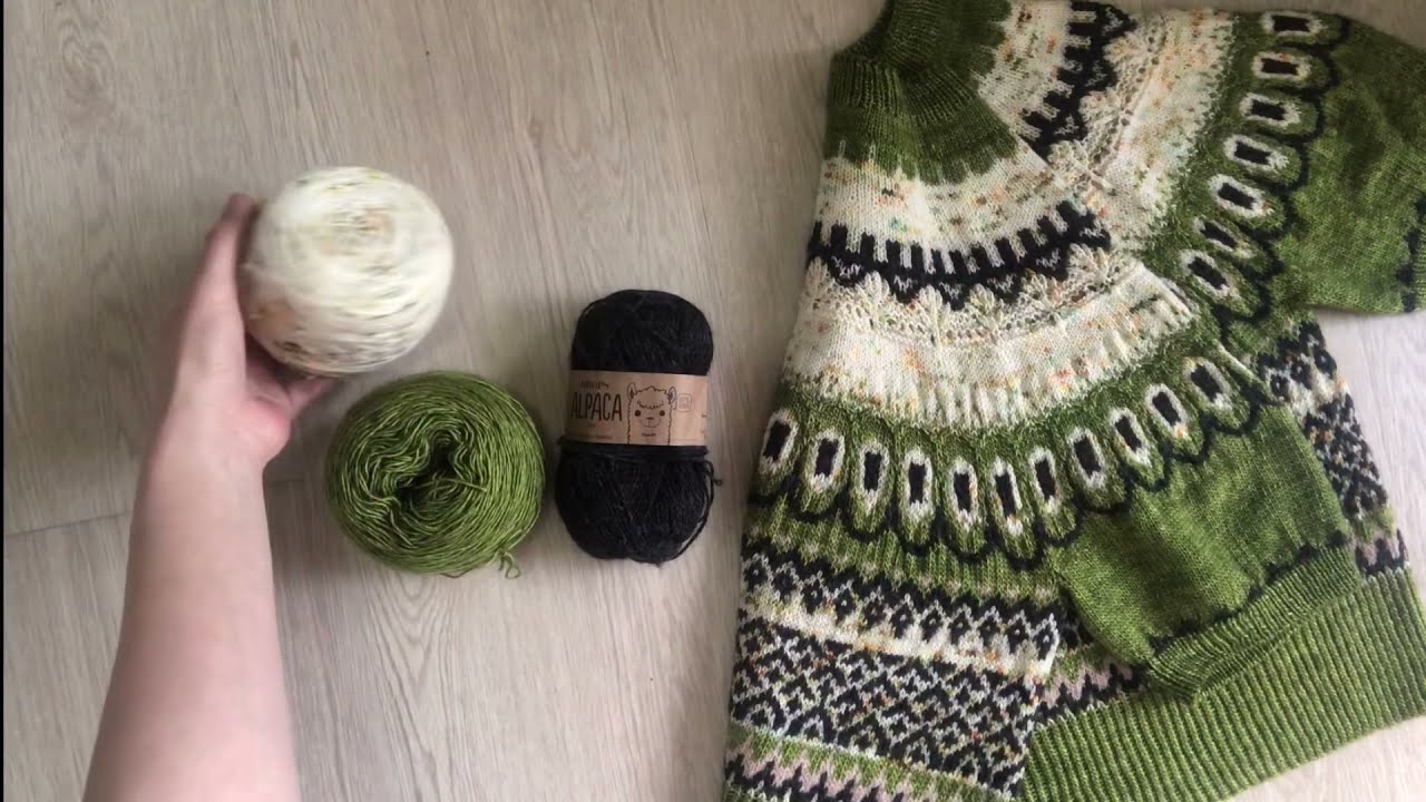 ep1. 안녕하세요 rainy입니다. / 뜨개 / 뜨개수다 /탑다운니트