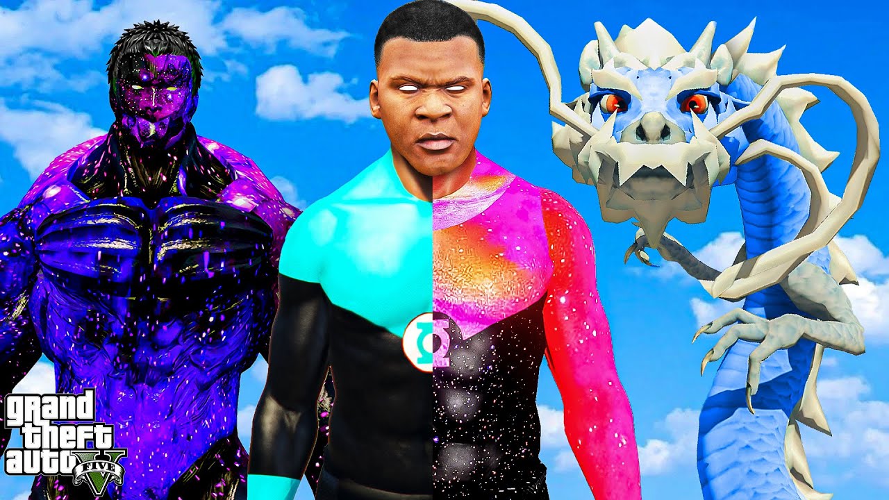 BLUE TAIL BEAST CONTROL FRANKLIN's MIND (GTA 5 Mods) #041
