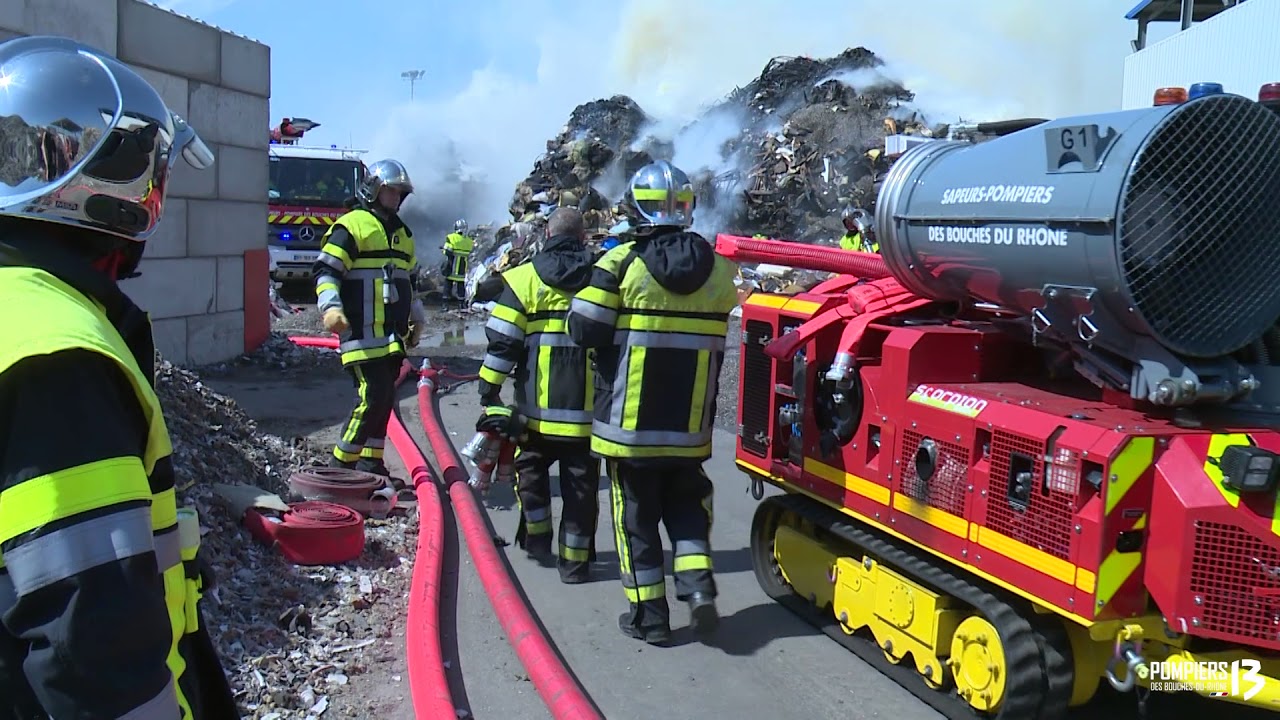 Feu de détritus à Gignac-la-Nerthe