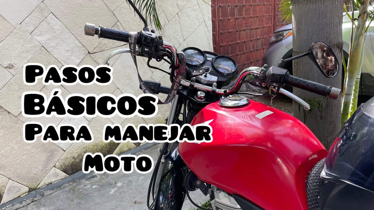 Aprende a MANEJAR moto | pasos básicos para principiantes 