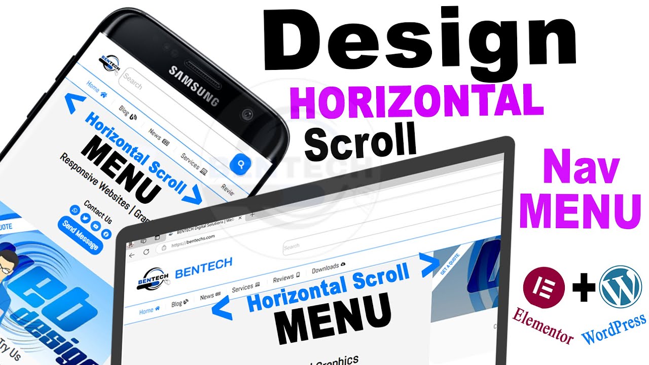 How to Create a Scrollable Menu in Elementor for WordPress | Desktop and Mobile Guide