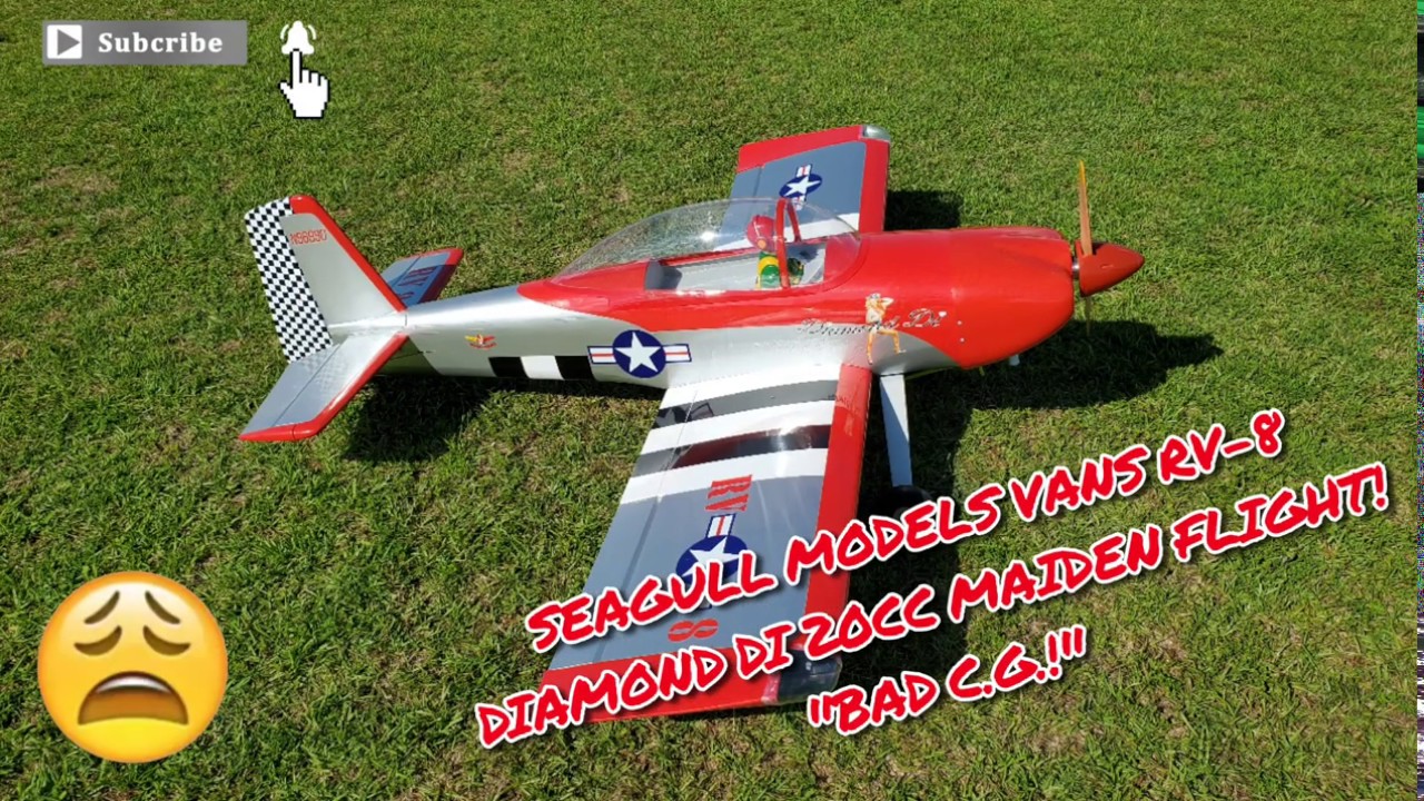 SEAGULL MODELS VANS RV-8 DIAMOND **THE BAD C.G. FLIGHT**