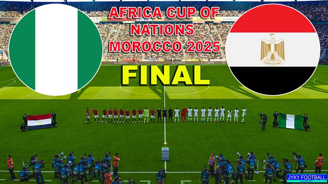 Nigeria vs Egypt - FINAL Africa Cup of Nations 2025 - Full match all goals - eFootball PES 21