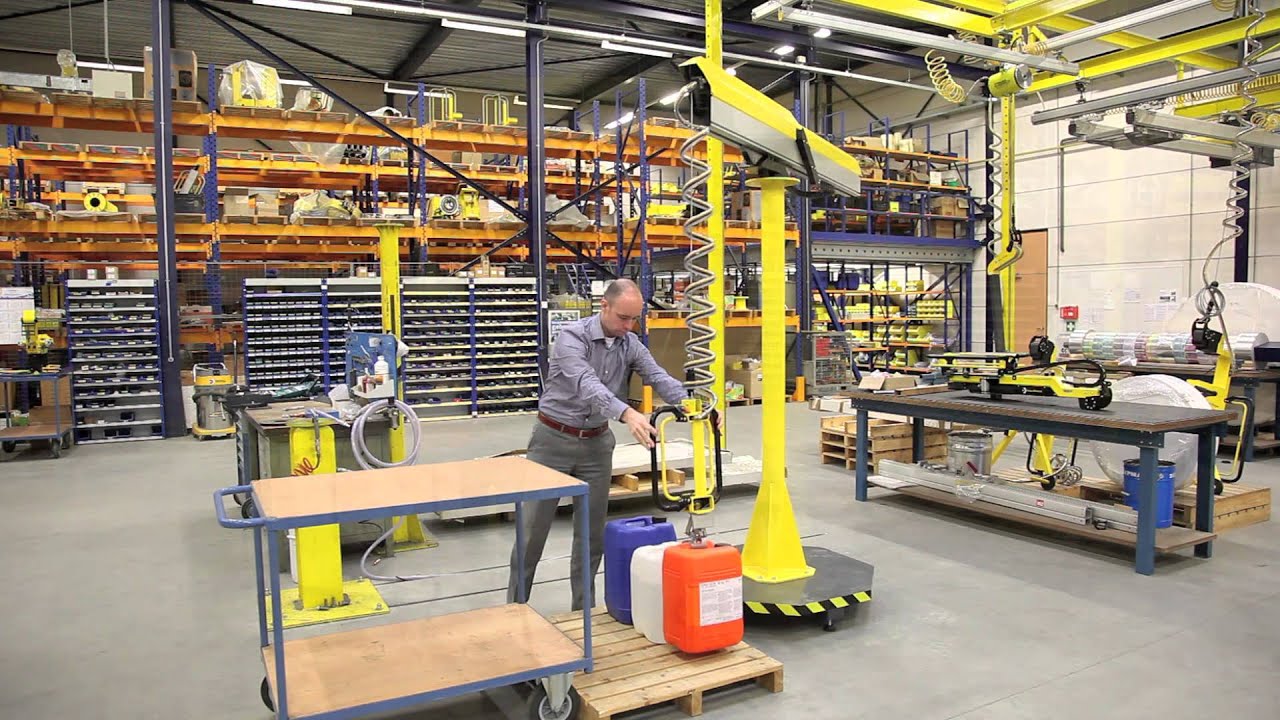 Dotec Air Balance Lifter. Integrated Air Balancer and End effector Hebehilfe