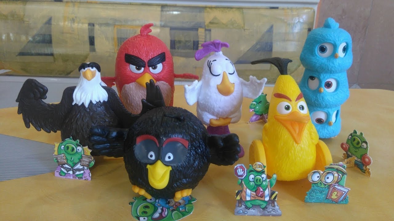 Juguetes Burger King Angry Birds Toda la Colección ft. Pokepsula Ashton (Agosto/Septiembre 2017)
