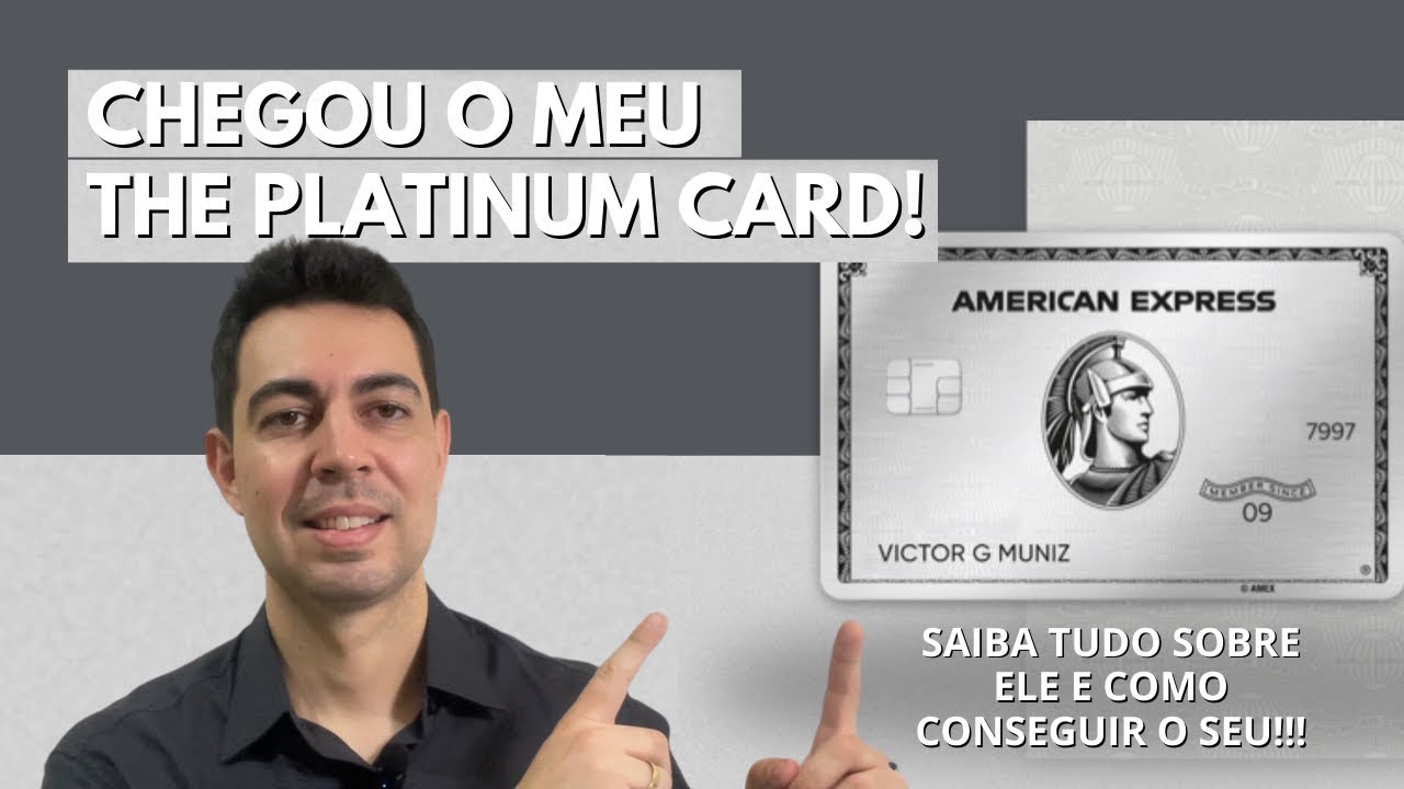 Chegou o meu Bradesco AMEX THE PLATINUM CARD! Agora com mais acessos a SALAS VIPS