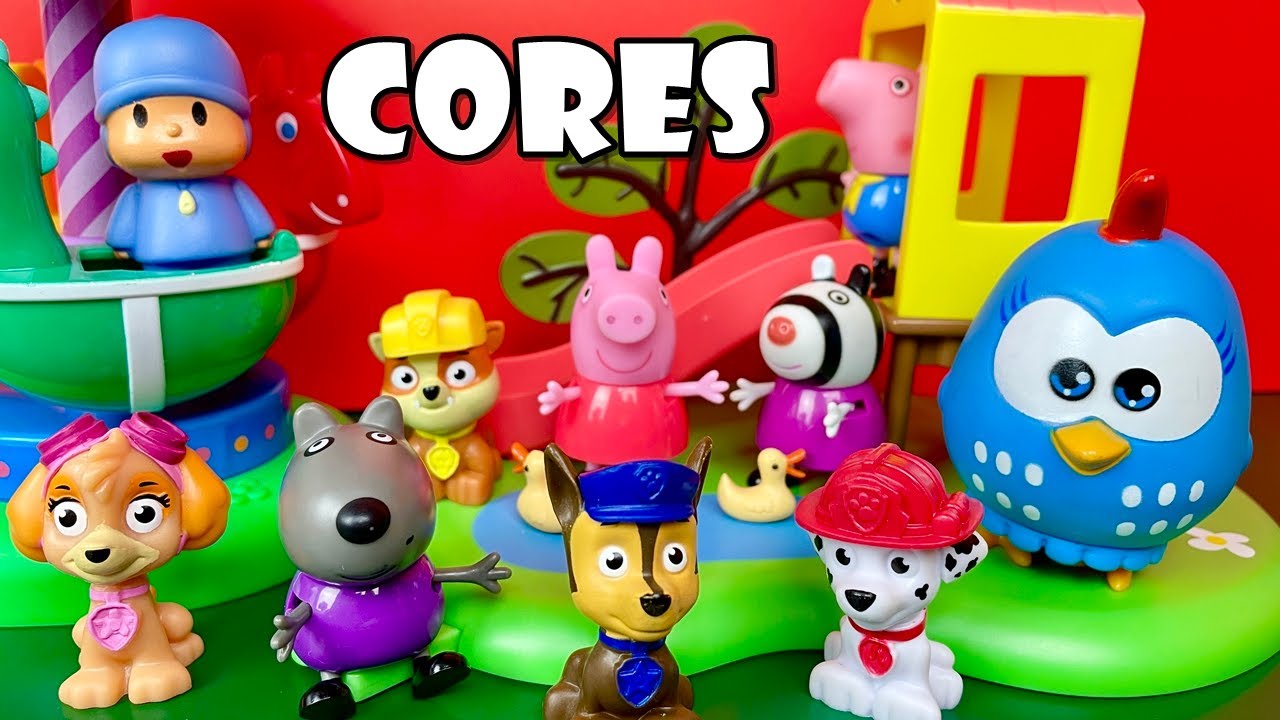 Quem Vai Brincar Com a Galinha Pintadinha No Parquinho? Acerte As Cores!