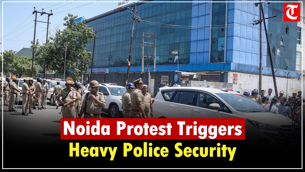 Noida Workers Protest: DM Medha Roopam, Officials Respond as Police Boost Security in Key Areas