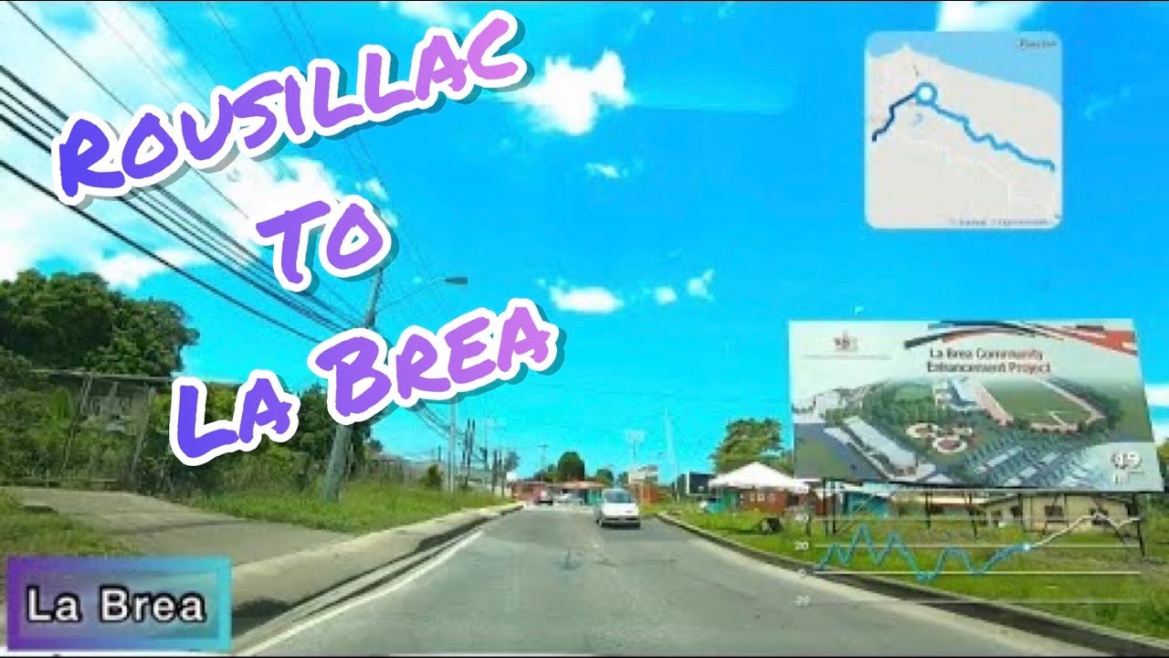 Drive from Rousillac to La Brea via the Southern Main Road, Trinidad (January 2022)