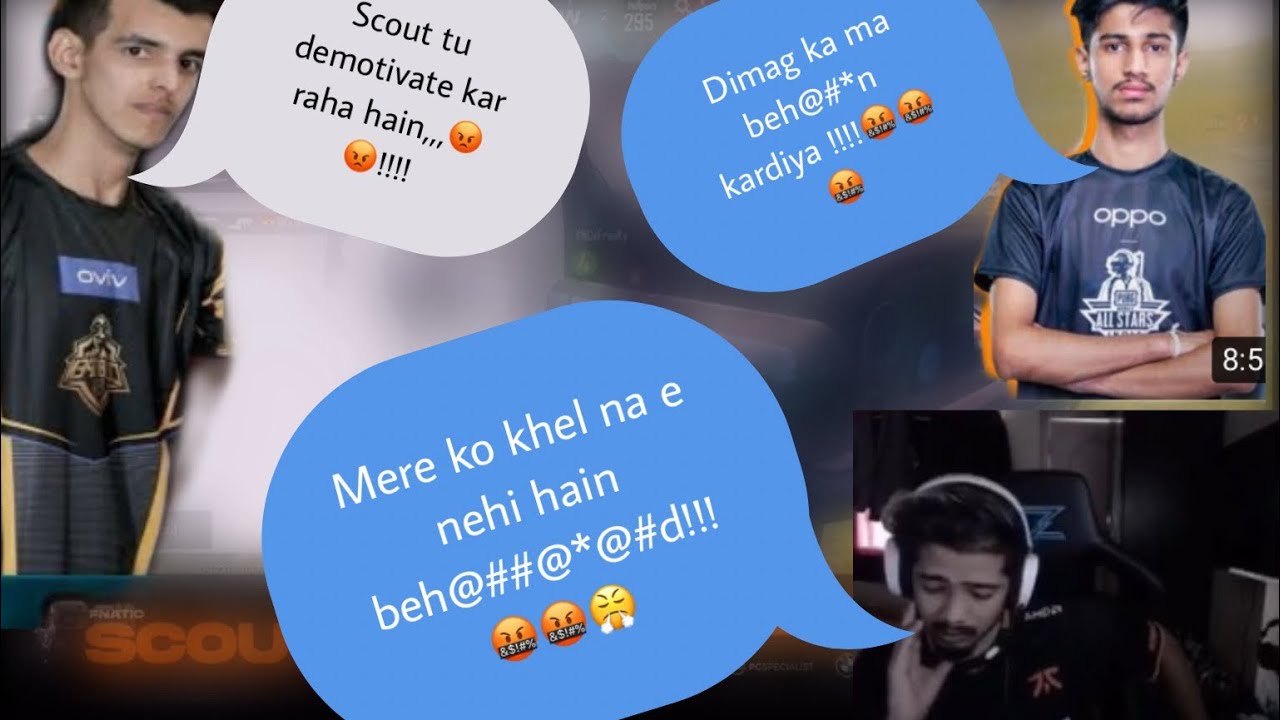 Sc0ut Very Angry on Ronak and Owais|Extended clips of Scout’s live