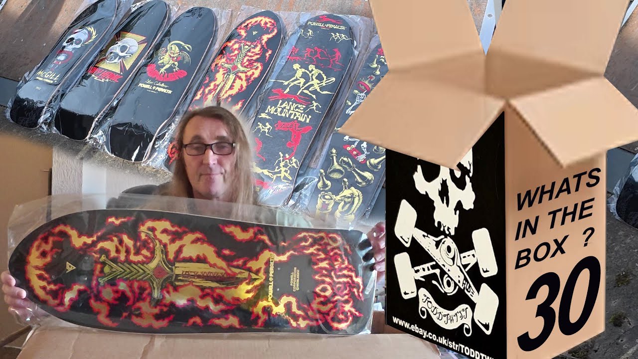 WHATS IN THE BOX 30? Shop unboxing. POWELL PERALTA / BONES BRIGADE Series 16 skateboard decks.