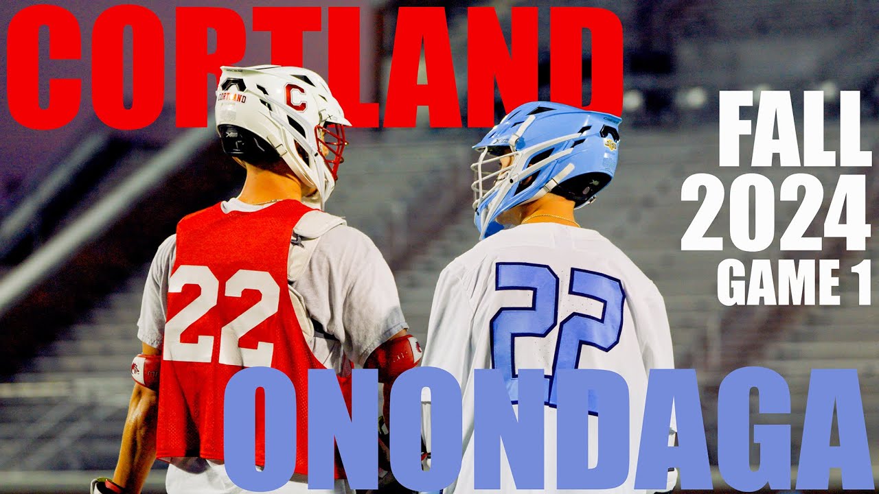 Cortland vs. Onondaga CC | 2024 Fall Scrimmage (1 of 2) | NCAA College Lacrosse | Extended Clips