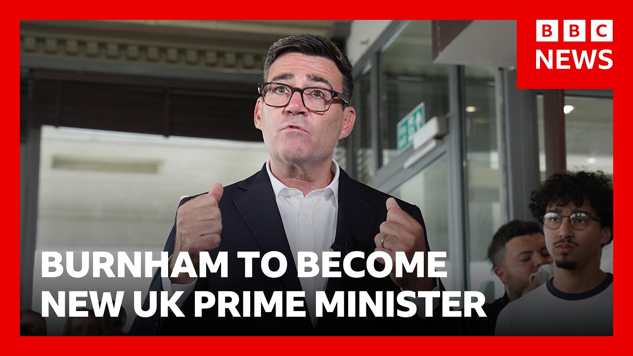 Andy Burnham to become UK prime minister and pledge political stability in No 10 speech | BBC News