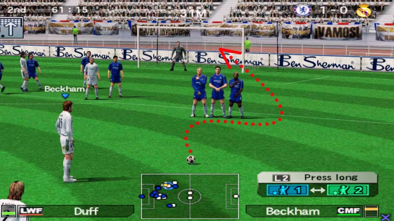 PES 5 - Real Madrid vs Chelsea | PS2
