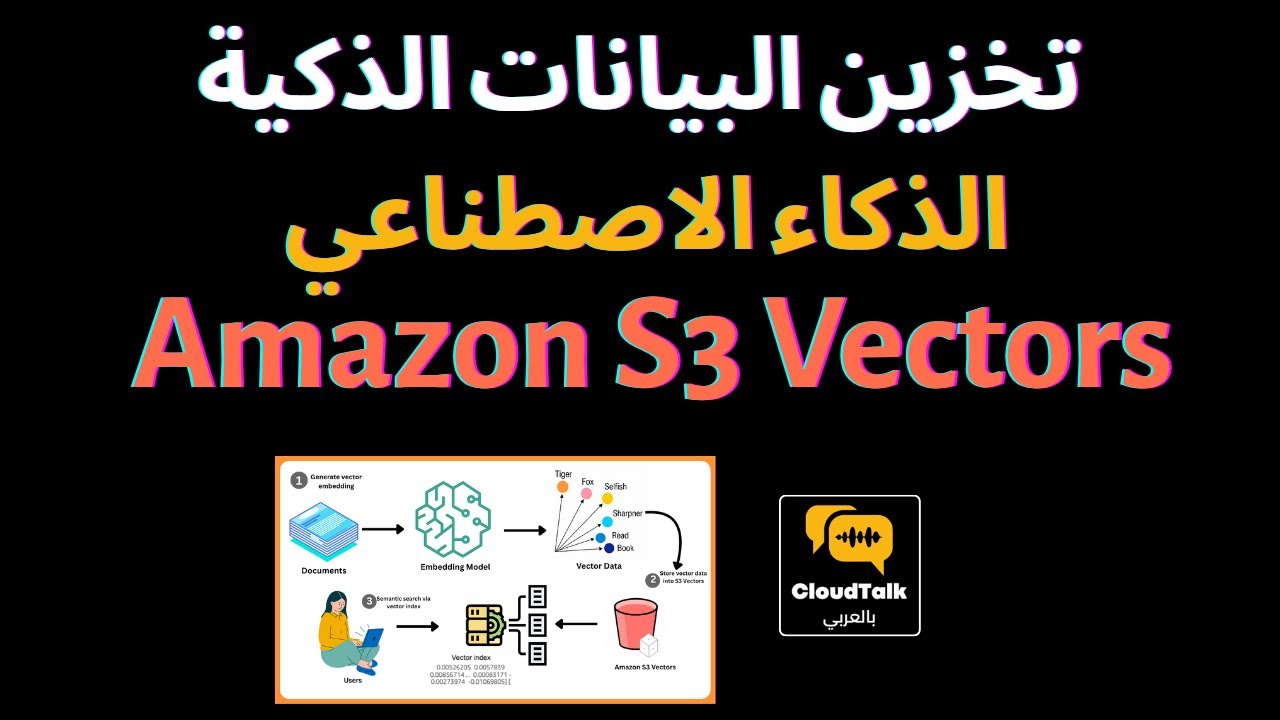 Amazon S3 Vectors | امازون عملت ثورة في تخزين البيانات الذكية لدعم الذكاء الإصطناعي