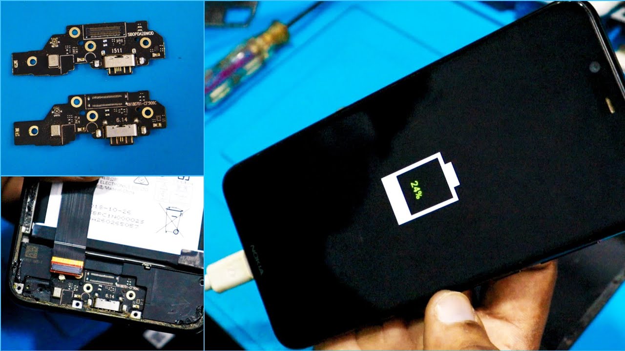 Nokia 5.1 plus charging problem / Nokia 5.1 plus port problem / Nokia 5.1 charging port replacement