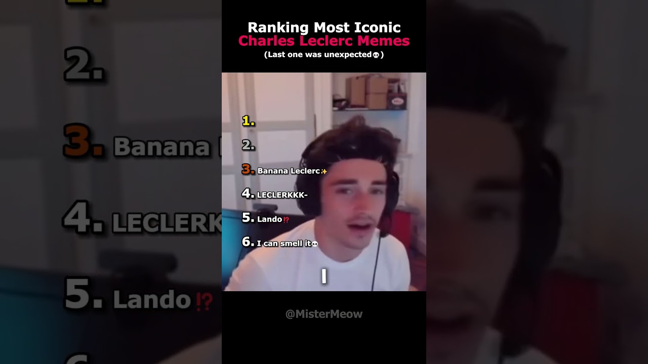 Ranking Most Iconic Charles Leclerc Memes