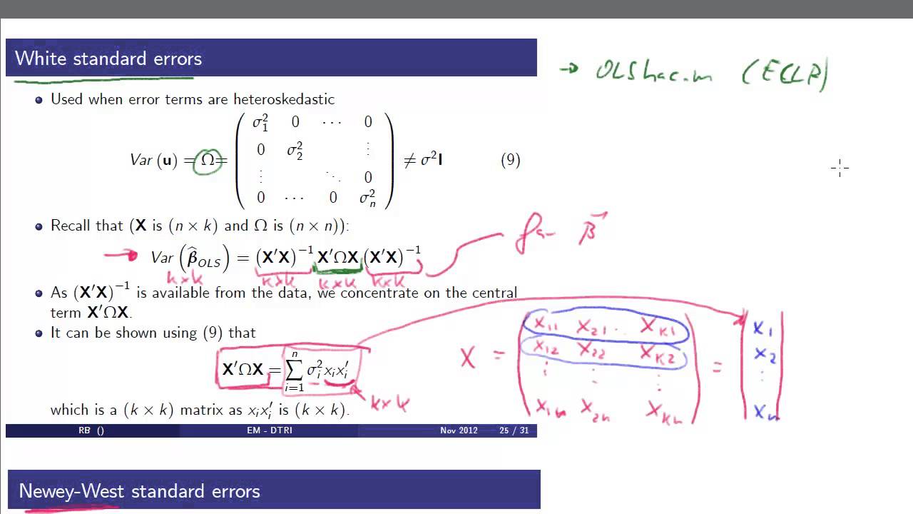 ECON61001 Robust standard errors